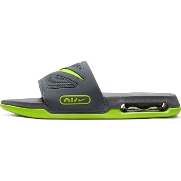 Nike Mens Air Max Cirro Men's Size 12 Comfort Slide Sandals Neon Gray NWT - Picture 4 of 13
